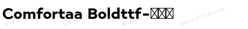 Comfortaa Boldttf字体转换